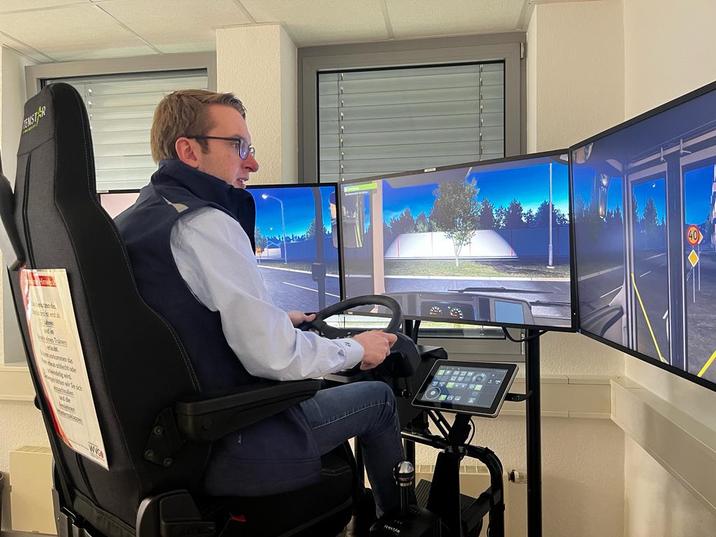 Übung am Fahrsimulator